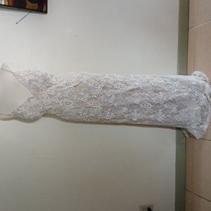 Melissa Sweet Beaded Sheath Gown